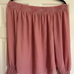 Express off the shoulder blouse